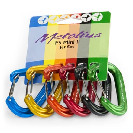 Metolius FS Mini II Carabiner Jet Set - Package of 6 1