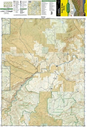 National Geographic State Bridge/Burns Trail Map 1