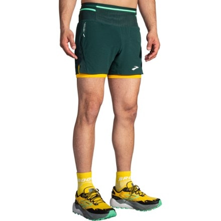 Brooks High Point 5" 2-in-1 Shorts - Men's 1