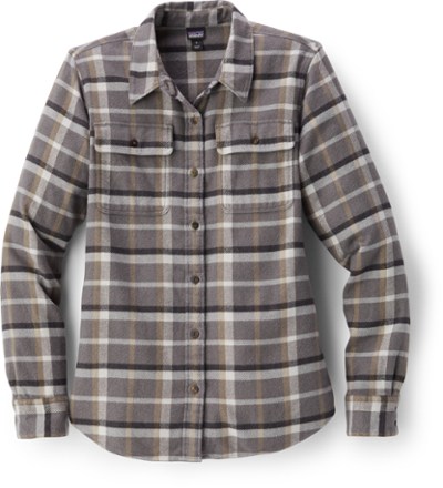 patagonia fjord flannel forge grey