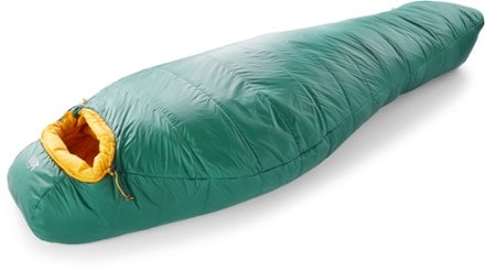 REI Co-op Zephyr 25 Sleeping Bag 3/4 head view