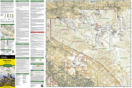 National Geographic Joshua Tree National Park Trail Map 2