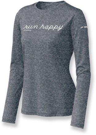 brooks run happy t shirt