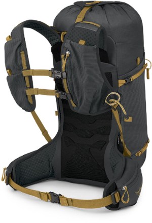 Osprey Talon Velocity 30 Dark Charcoal Tumbleweed Yellow S M