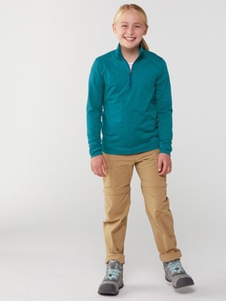 REI Co-op Midweight Base Layer Zip-Neck Top - Kids' 3