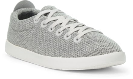 Allbirds Tree Piper Shoes - Women's 3/4 view (Luna/White)