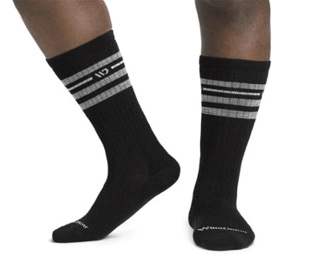 Wide Open Vintage Stripe Cushioned Crew Socks - Men's 1