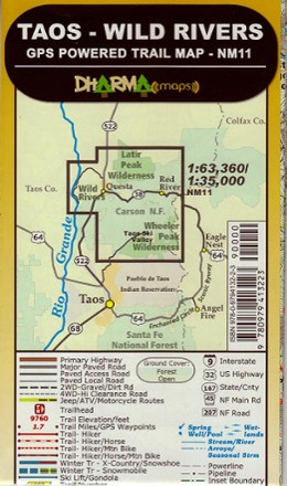  Taos - Wild Rivers Trail Map 0