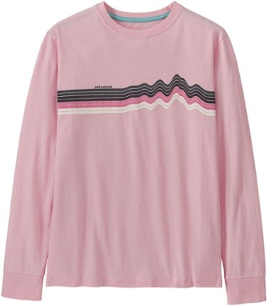 Patagonia Regenerative Organic Certified Cotton Ridge Rise Stripe Long-Sleeve T-Shirt - Kids' 0