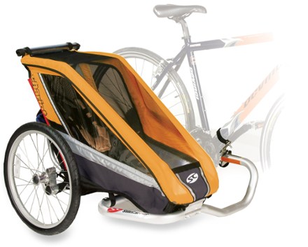 infant fantastic bike trailer