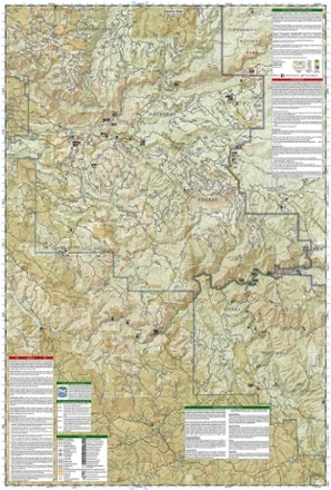 National Geographic Merced & Tuolumne Rivers Topographic Map 1