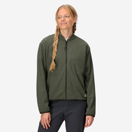 On Body Image of color Olive Grove Heather