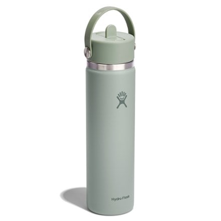 Hydro Flask Wide-Mouth Vacuum Water Bottle with Flex Straw Cap - 24 fl. oz. 1