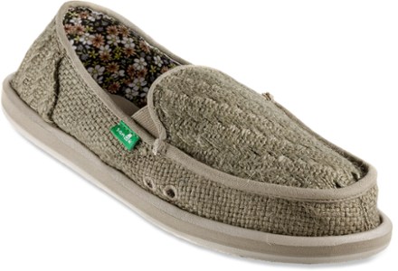 womens sanuk donna hemp slip on casual shoe