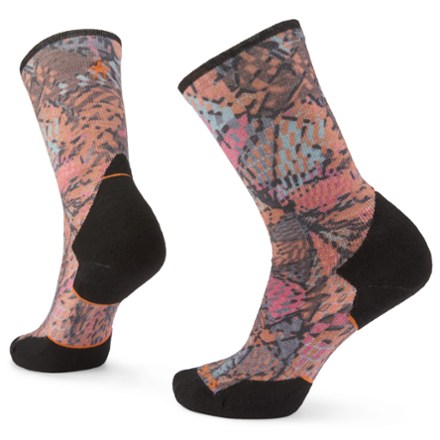 Smartwool Trail Run Targeted Cushion Triangle Prism Print Crew Socks - Women's 0