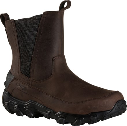 Snow boots mens cheap slip on