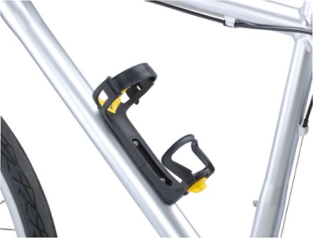 Topeak Modula Java Cage Cage shown on bike (Black)