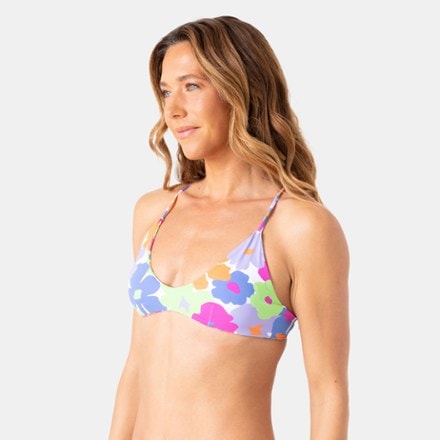 Roxy California Dreamin Reversible Athletic Tri Bikini Top - Women's 4