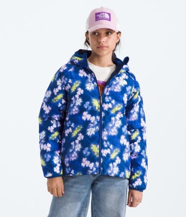 The North Face Reversible Perrito Hooded Insulated Jacket - Girls' 4