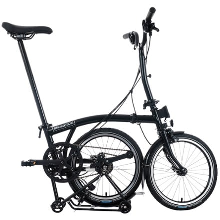 Brompton C Line 4-Speed Mid Handlebar Bike with Rack 1