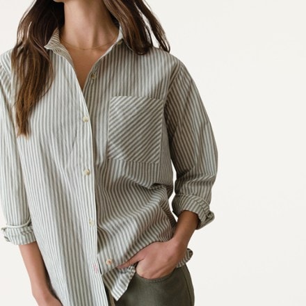 Marine Layer Jane Cali Poplin Relaxed Shirt - Women's 4