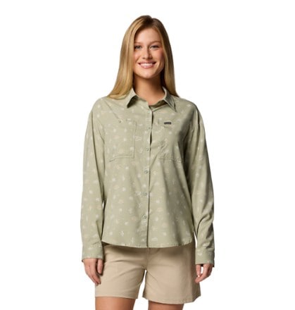 Columbia Silver Ridge Utility Patterned Long-Sleeve Shirt - Women's 0