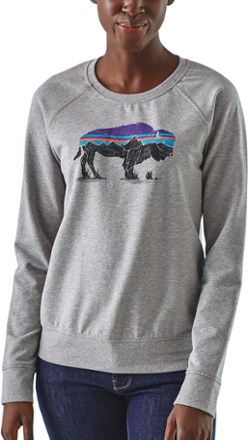 patagonia fitz roy bison sweatshirt