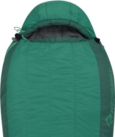 Sea to Summit Traverse TvII 25 Sleeping Bag Top view (Forest/Pine)