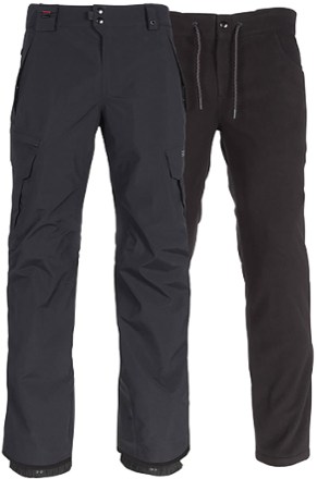 mens short snow pants