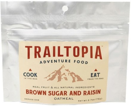 Trailtopia Brown Sugar and Raisin Oatmeal - 1 Serving 0