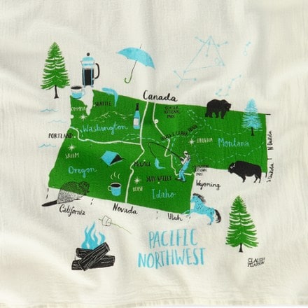 Claudia Pearson Pacific Northwest Tea Towel 3