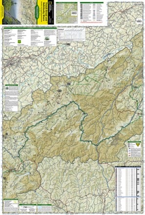 National Geographic Cherokee and Pisgah National Forests Topographic Map 2