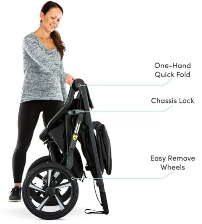 BOB Gear Alterrain Pro Jogging Stroller - Black 5