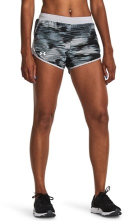 Under Armour Fly-By 2.0 Printed Shorts - Women's 1