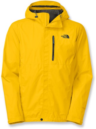 north face yellow waterproof jacket