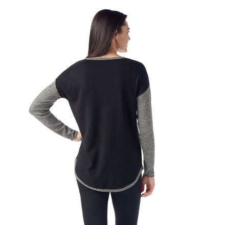 Smartwool Shadow Pine Colorblock Sweater - Women's 1