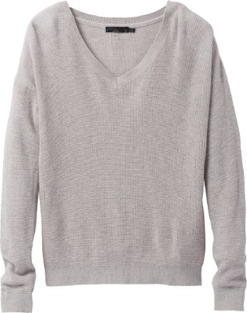 Women's gray discount v neck sweater