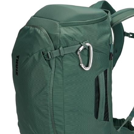 Thule Landmark 40 L Travel Pack Gear loop feature. Carabiner not included.