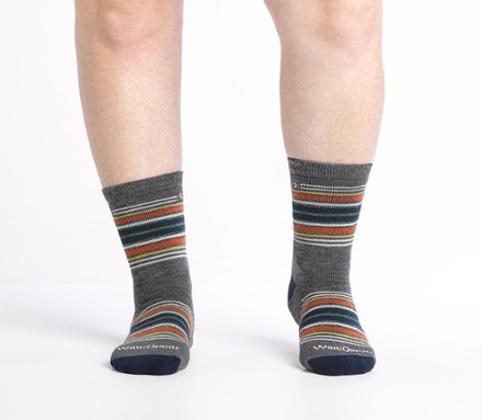 Wide Open Multi Stripe Cushioned Micro Crew Socks - Men's 3