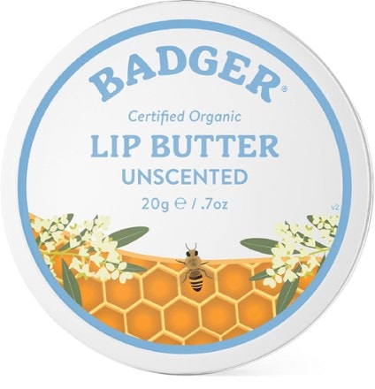 Badger Unscented Lip Butter Tin - 0.7 oz. 0