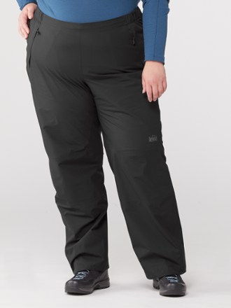 women's plus size rain pants