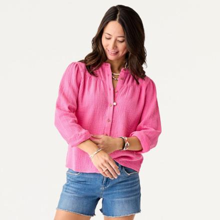 Carve Designs Tatum Double Gauze Shirt - Women's 0