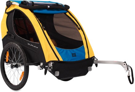 compare burley bike trailers