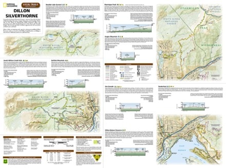 National Geographic Dillon and Silverthorne Local Trails Map & Guide 1