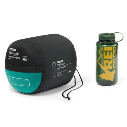 REI Co-op Trailmade Self-Inflating Sleeping Pad Stuff sack (32oz bottle not included)
