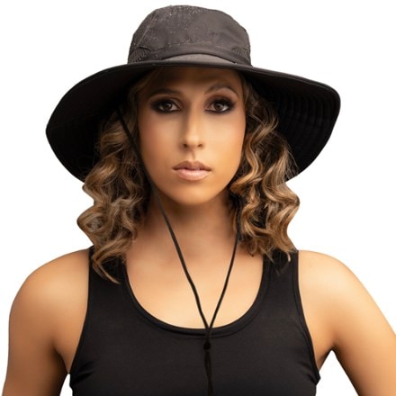 Hairbrella Satin-Lined, Waterproof All-Weather Sun Hat 1