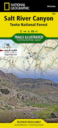 National Geographic Salt River Canyon Topographic Map 0