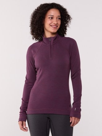 Smartwool Classic Thermal Merino Quarter-Zip Base Layer Top - Women's 1