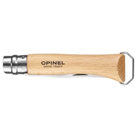 Opinel No. 10 Corkscrew Stainless-Steel Folding Knife with Bottle Opener 2