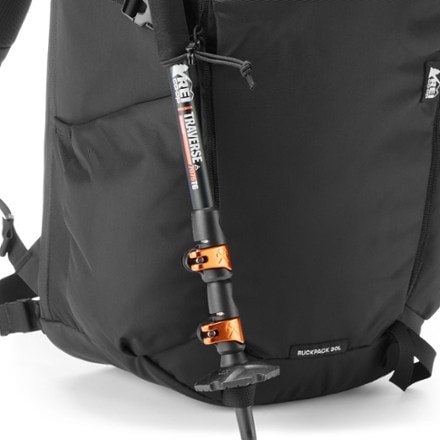 REI Co-op Ruckpack 30 Pack Trekking pole attachments